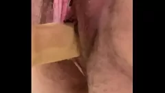 Play BBW MILF Chubby Mature Pussy Hairy Toy Play in Panties