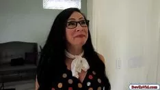 Play Mature brunette fucked in her hairy pussy
