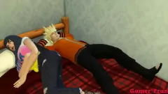 Jouer Famiglia perversa Capitolo 1: Naruto sorprende Hinata a guardare il porno e la aiuta con il sesso bollente