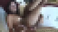 Play Tough Femdom Uses Toys and Strapon on Sissy's Ass