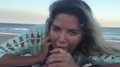 Redare Muie în aer liber și dracu cu esperma facială cu MILF blondă Emma95