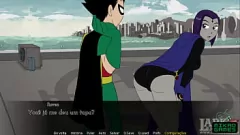 تشغيل تدريب مع Raven في Teen Titans EP 14: القبلات ، الصفع ، وأكثر من ذلك!